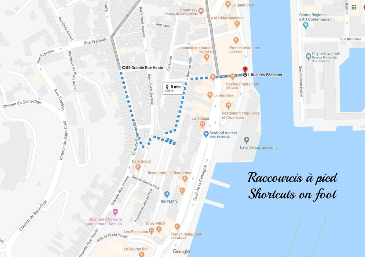 Le Pouffre, Maison De Pecheur Au Quartier Des Artistes, Clim, Wifi Sète Zewnętrze zdjęcie